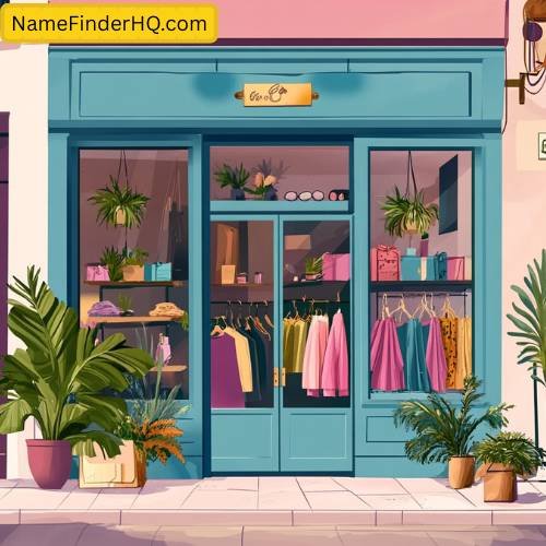 Cool & Modern Boutique Store Names