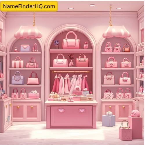 Cute & Girly Accessories Shop Name Ideas