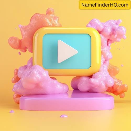 Unique YouTube Channel Names for Artists