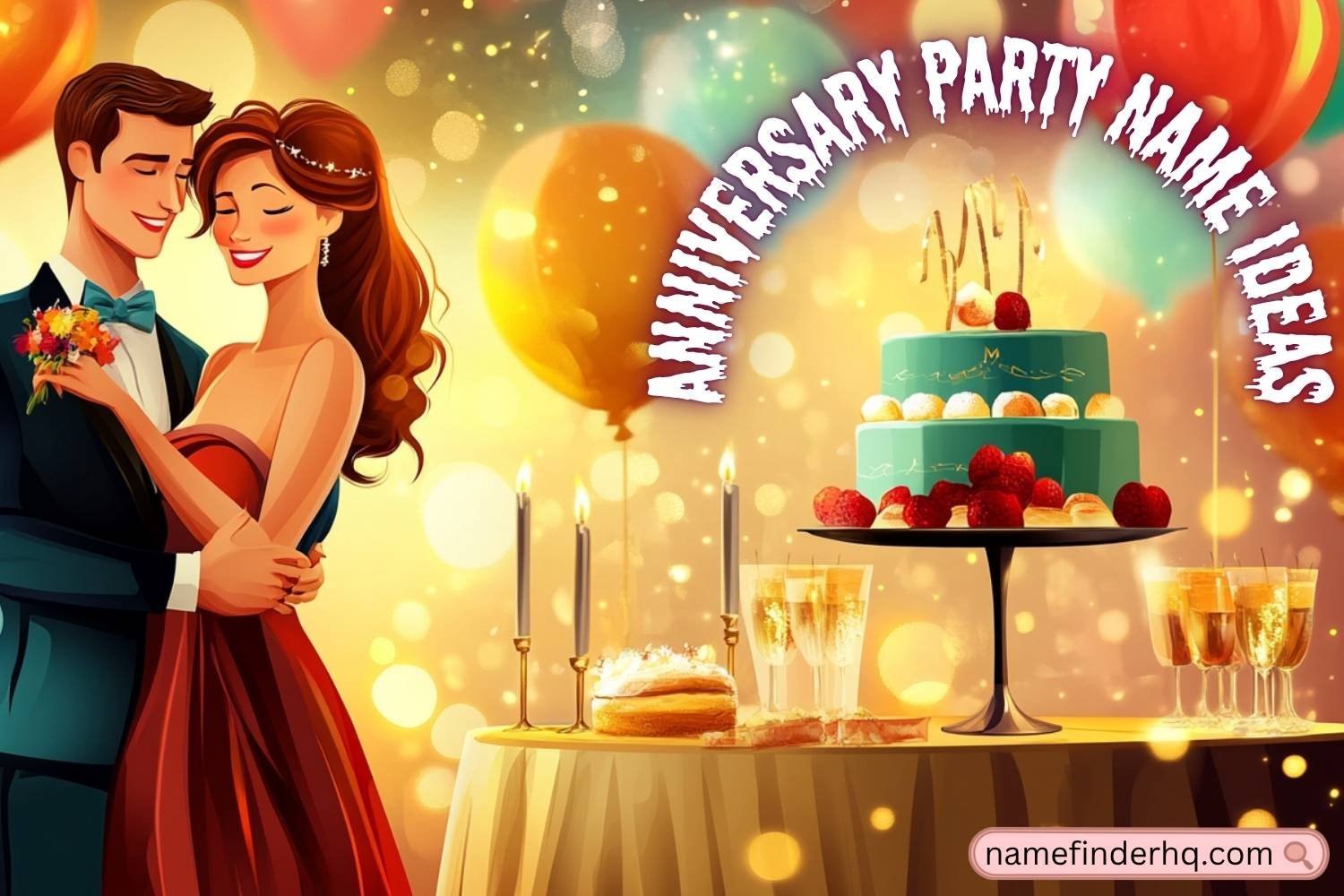 anniversary party name ideas