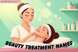 beauty treatment names