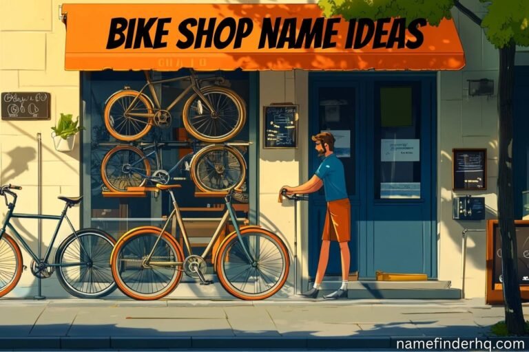 bike shop name ideas