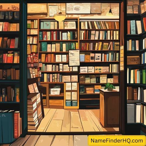 Bookstore Name Ideas
