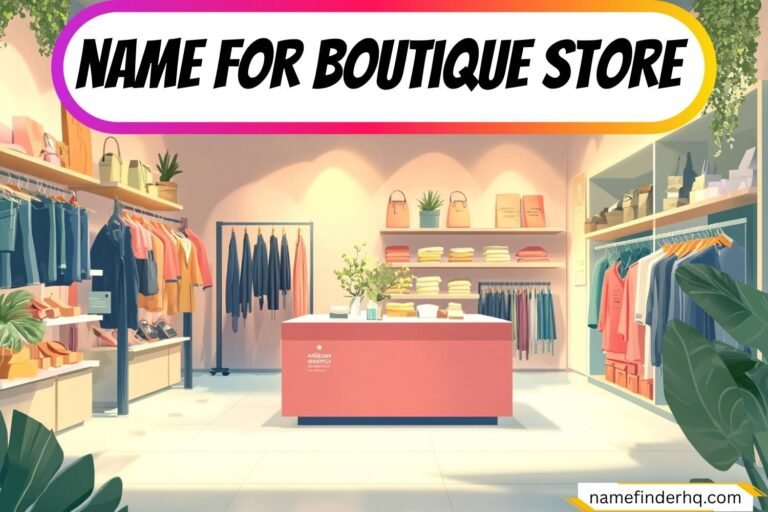 boutique store name ideas