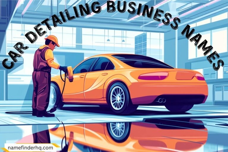 car detailing business name