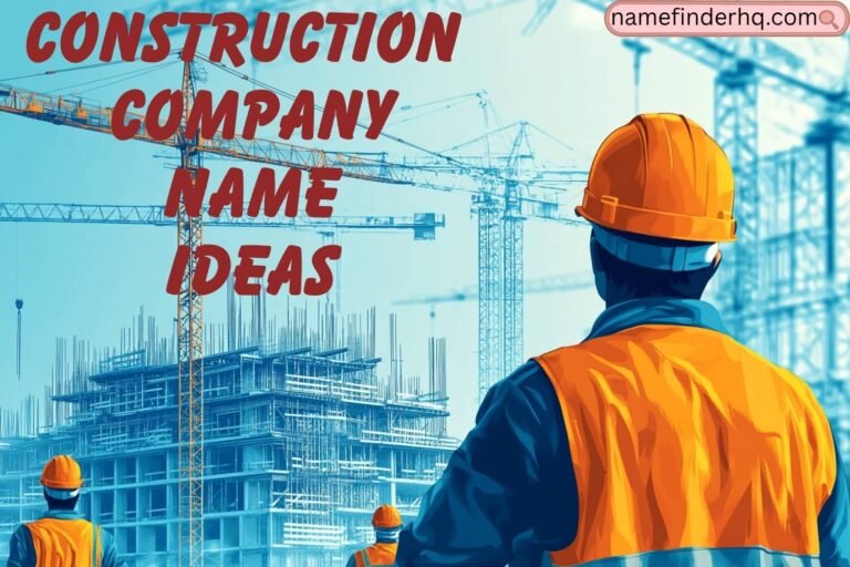 construction company name ideas