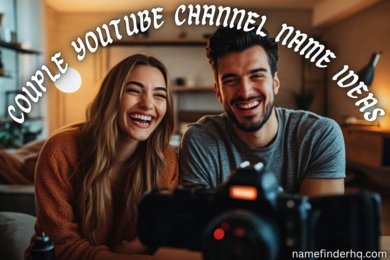 couple youtube channel name ideas