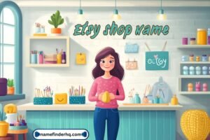 etsy shop name