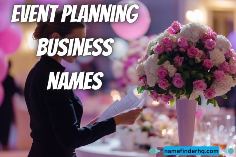 event planning business name