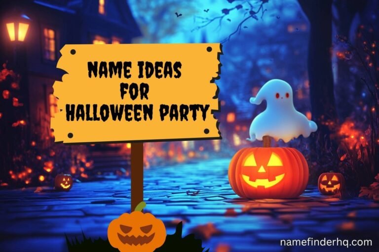 halloween party name ideas
