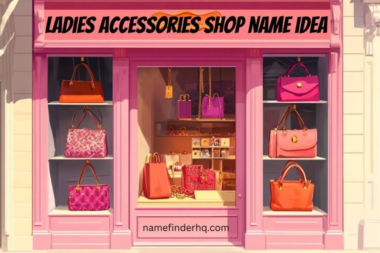 ladies accessories shop name ideas