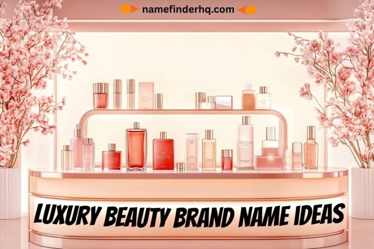 luxury beauty brand name ideas