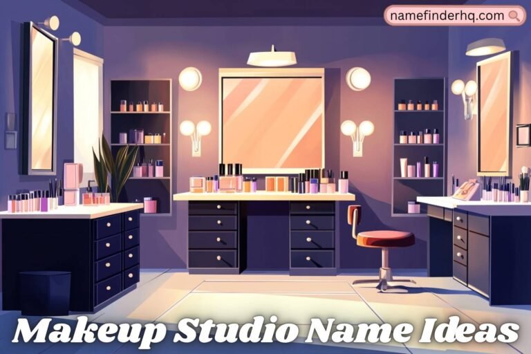 makeup studio name ideas