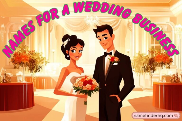 names for a wedding business