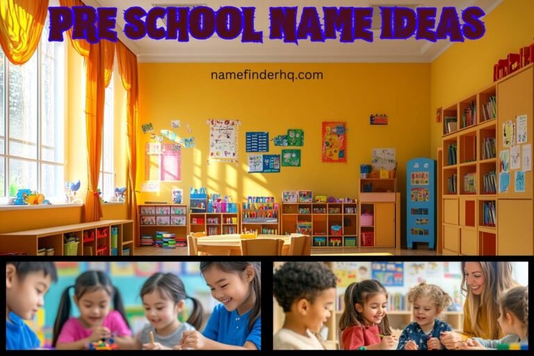 preschool name ideas