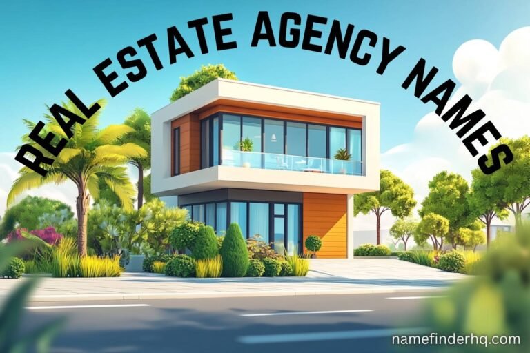 real estate agency name