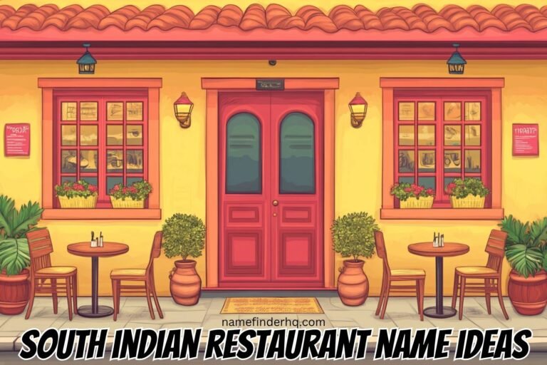 south indian restaurant name ideas