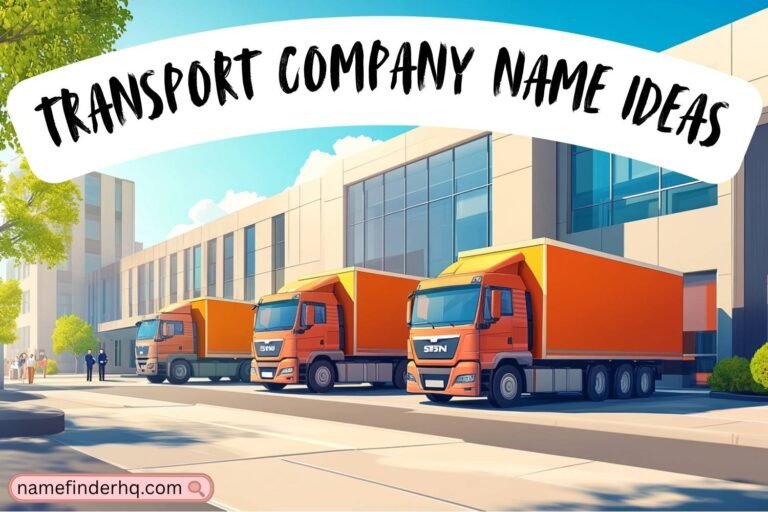 transport company name ideas