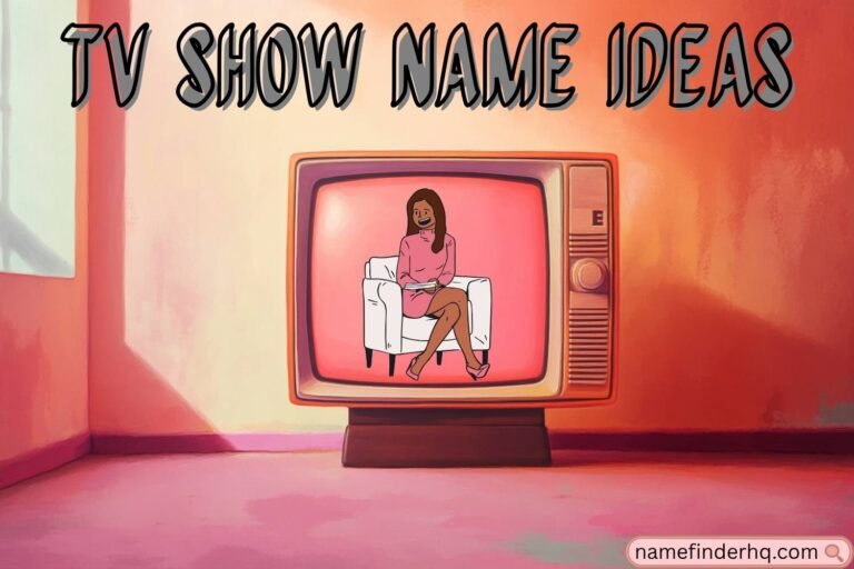 tv show name ideas