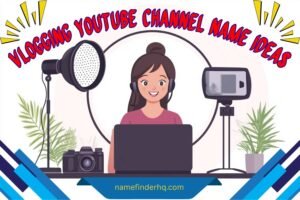 vlogging youtube channel name ideas