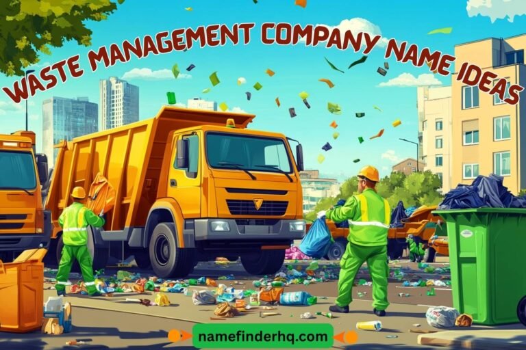 waste management company name ideas