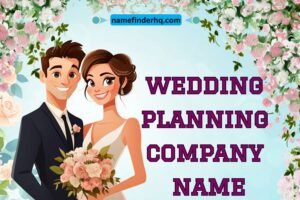 wedding planning company name