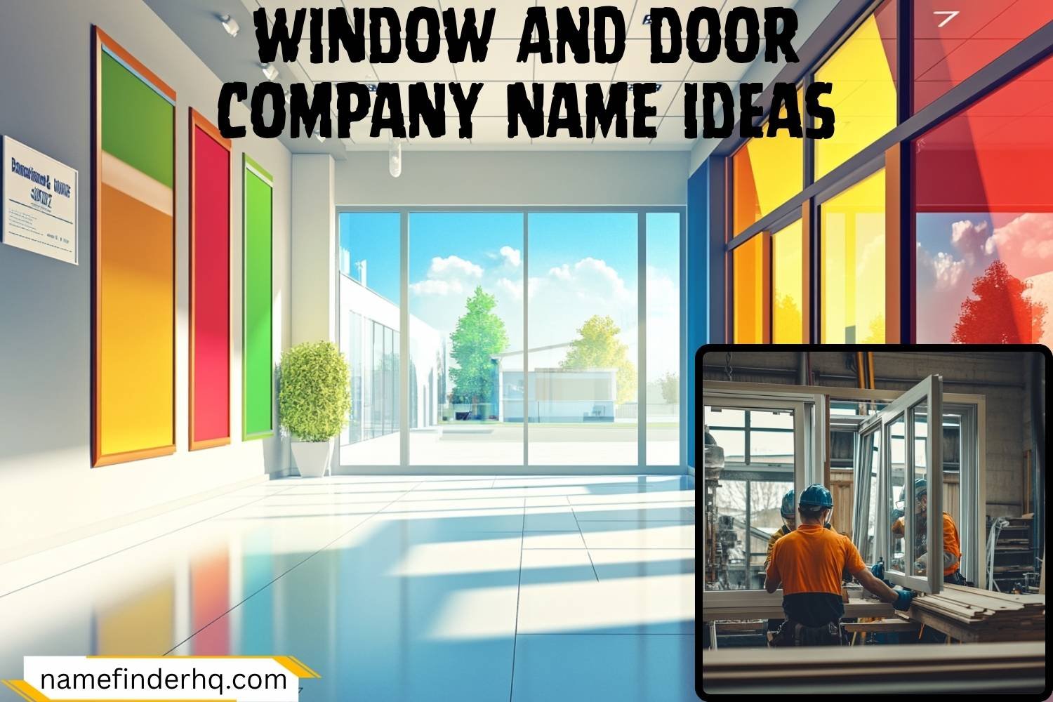 window & door company name ideas