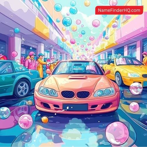 Funny Luxury Car Wash Name Ideas