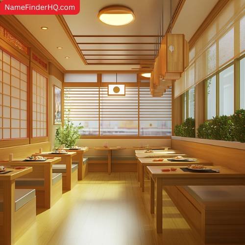 Japanese-Inspired Sushi Restaurant Names