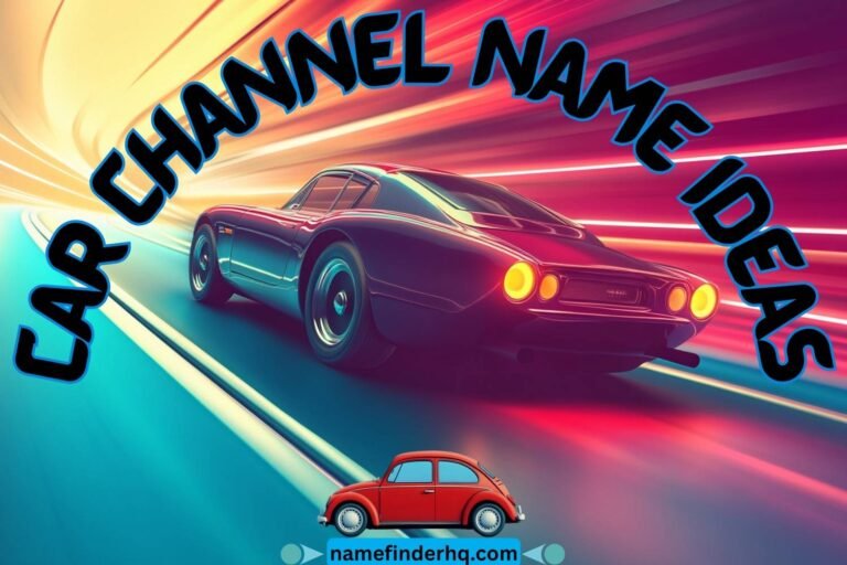car channel name ideas