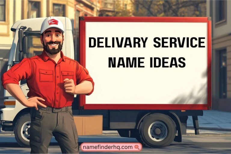 delivery service name ideas