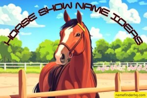 horse show name ideas