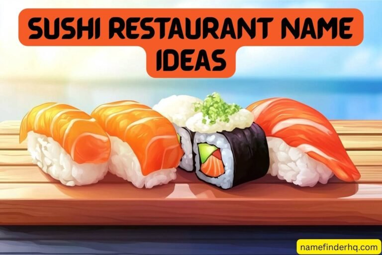 sushi restaurant name ideas