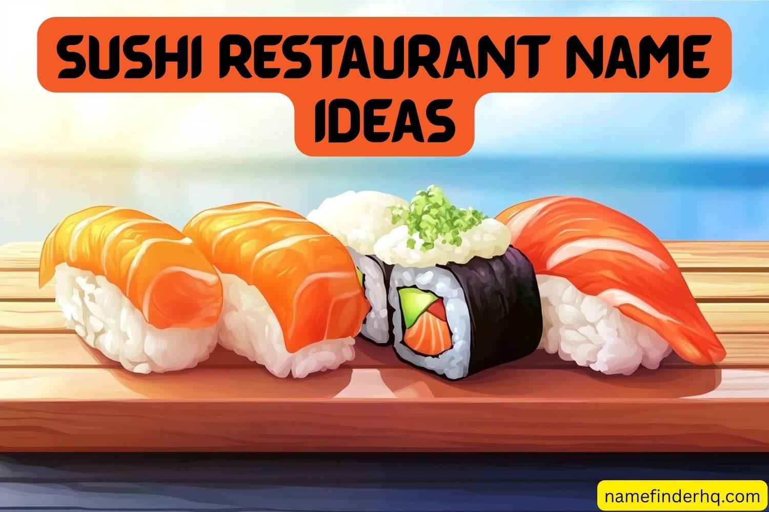 sushi restaurant name ideas