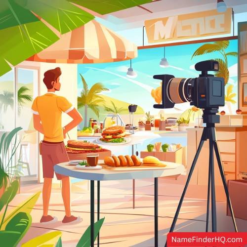 Cool & Modern Food and Travel YouTube Channel Names