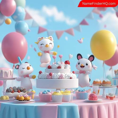 Cute & Playful White Party Name Ideas