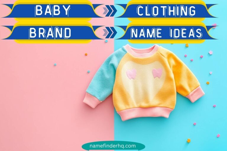 baby clothing brand name ideas