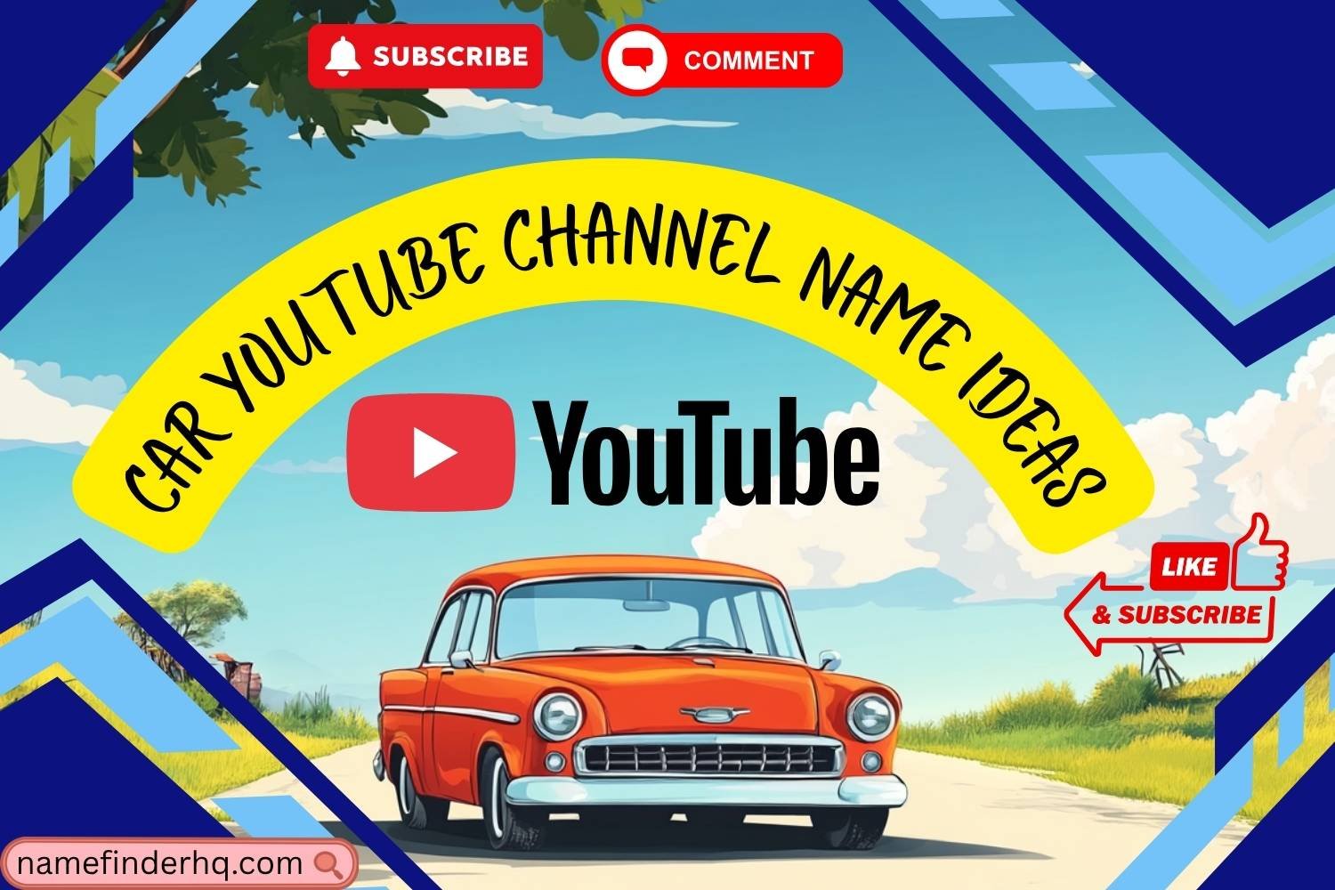 car youtube channel name ideas