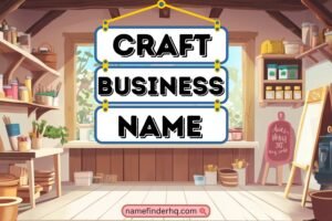 craft business name