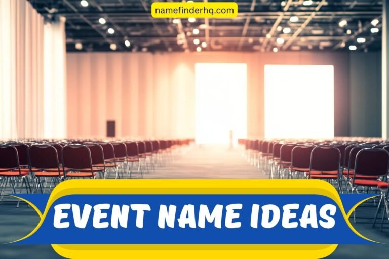 event name ideas