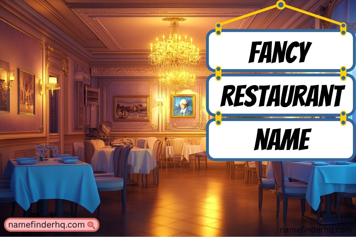 399+ Fancy Restaurant Name Ideas (Classy, Luxury, Fine Dining & Unique)