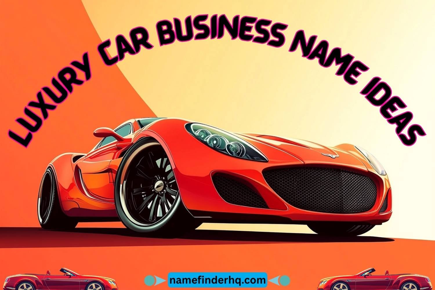 luxury car business name ideas