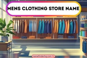 men's clothing store name