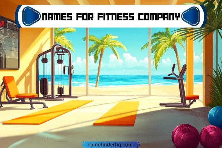 names for fitness company