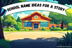 school name ideas for a story