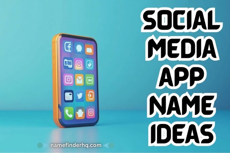 social media app name ideas