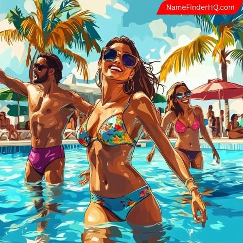 Classy Pool Party Names for Adults