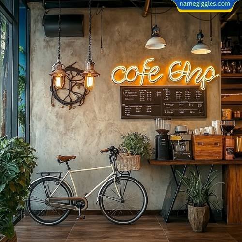 Creative Bike Coffee Shop Name Ideas