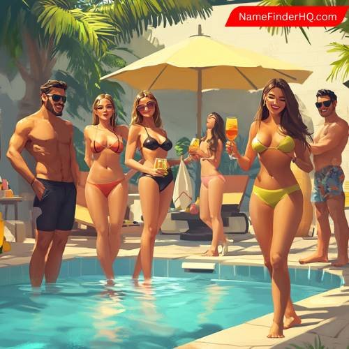 Sexy Pool Party Name Ideas for Grown-Ups