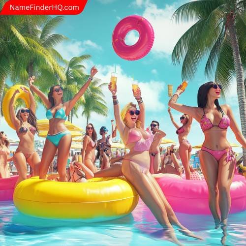 Funny Adult Pool Party Name Ideas